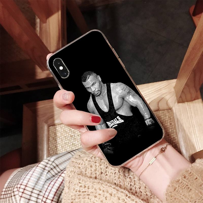 MaiYaCa Mike Tyson Boxer Man Phone Case for iPhone 11 12 13 mini pro XS MAX 8 7 6 6S Plus X 5S SE 2020 XR case