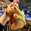 Cute Capybara Pendant Keychain Pufferfish Plush Toy Soft Doll Gifts Carry-on Bag Kawaii Pendant Creatuve Fluffty Animal Kid Gift
