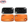 CNC Front Brake & Clutch Fluid Reservoir Cover Cap For KTM 125 150 200 250 300 350 450 500 EXC EXCF SX SXF XCF XCW TPI Six Days