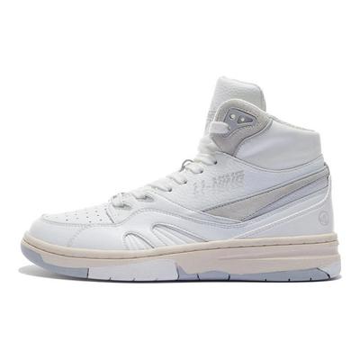 Li Ning 937 Deluxe Hi Cuir Synthétique Résistant à l'Abrasion, Léger et Respirant Chaussures Hautes de Skateboard AZGS044-1