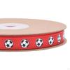 Soccer Ribbon 19.9 Yards Long 1cm Wide Sports Pattern for Crafting Gift Wrap