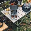 COLEMAN Mesa Compacta de Alumínio, Leve, Montagem Fácil, Modelo 2000038844, Mesa Baixa Dobrável, Liga de Alumínio, Bolsa de Armazenamento Incluída, 10.2 kg (10 k