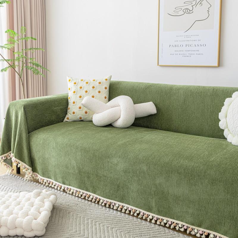 Sofa Towel Cover Cloth Sofa Cushion Four Seasons Universal Waterproof Full Cover Sofa Cover Chenille Seat Cushion