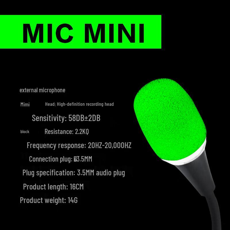 Newmine V1 Wired Gaming Computer Speaker with External Microphone CN plug (adapter included)