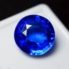 Natural Blue Tanzanite Loose Gemstone 9.30 ct Round Cut for Jewelry Making and Gem Collections