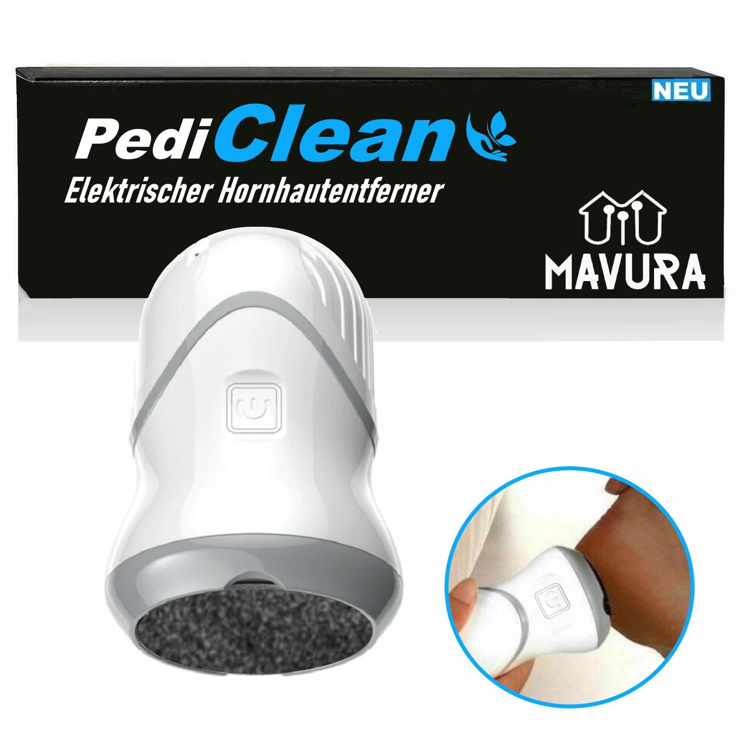 

PediClean Електрична пилка для видалення мозолів, акумуляторна, біла