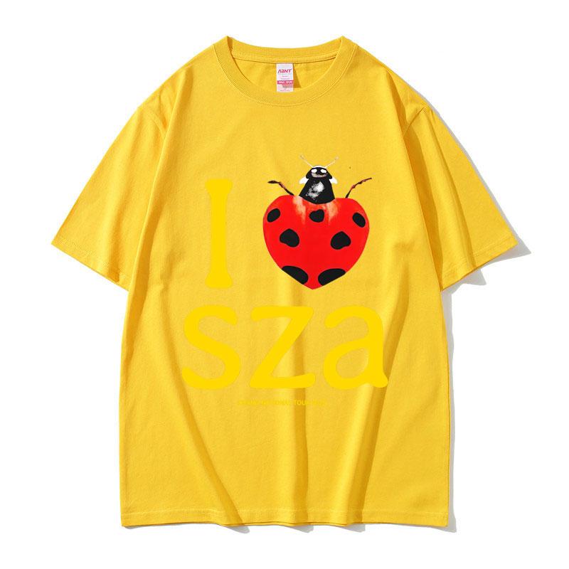 2025 Summer I Love SZA Grand National Tour Graphic Unisex Women Hip Hop Oversized Tshirts Unisexs 100 Pure Cotton Printed Tshirt