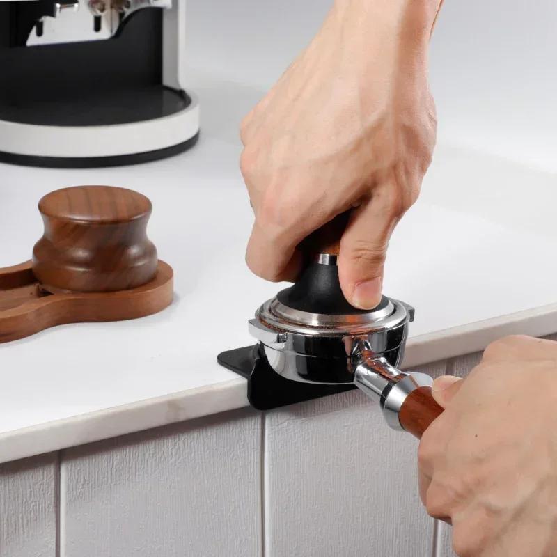 1PC Coffee Tamper Mat Food Grade Silicone Pad Coffee Machine Handle Bar Corner Pad Press Powder Cloth Powder Auxiliary Mat