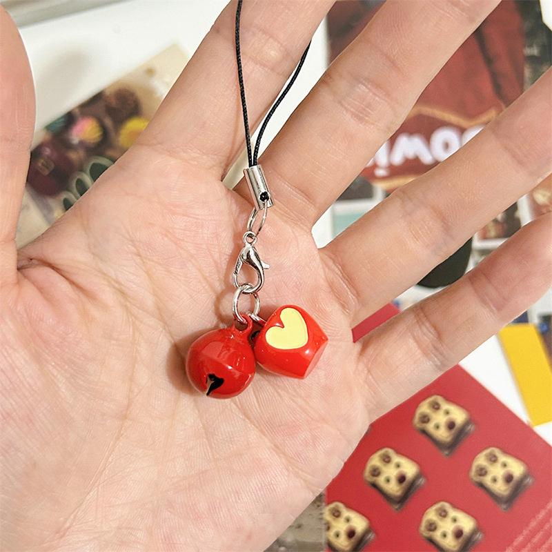 Jellyfish Star Lucky Leaf Wind Chime Keychain & Phone Lanyard Pendant