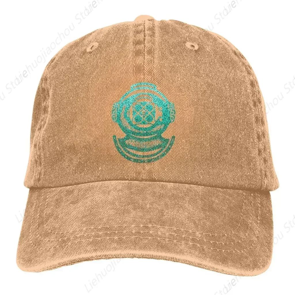Diver Baseball Caps Peaked Cap Scuba Skull Dive Diver Sun Shade Hats for Unisex Women