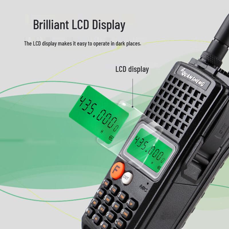 QUANSHENG TG-K10AT High-Power Handheld VHF Walkie-Talkie (CN Version)