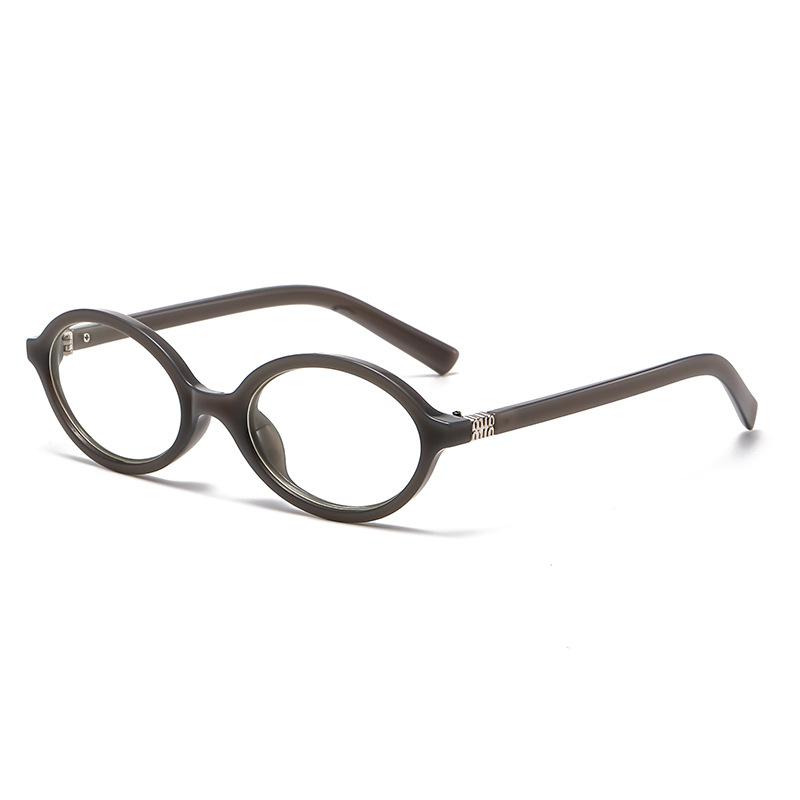 Light-sensitive Color-changing Anti-blue Light Fashionable Miu-branded Hyperopia Correction Glasses