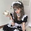 White Furry Headdress Cat Ears Hair Clip One Pair Barrettes with Headband