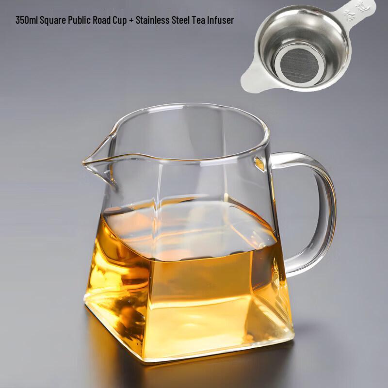 Qiwei Thickened Heat-Resistant Glass Tea Pitcher
