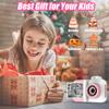 Instant Print Camera For Kids Mini Digital Video Camera Dual Lens Photo Printing Thermal Paper Toys Camera Boys Girls Gifts