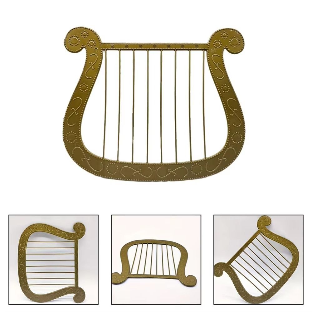 Angel Theme Simulation Harp Plastic Harp Model 2025 Simulated Instrument  Halloween