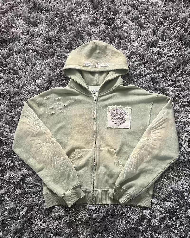 2024 Versatile 9OESH Zip-up Hoodie Cardigan - Stylish & Hot-Selling