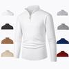 Sweater Men's Autumn Winter New Half-zipper Stretch Slim Base Shirt