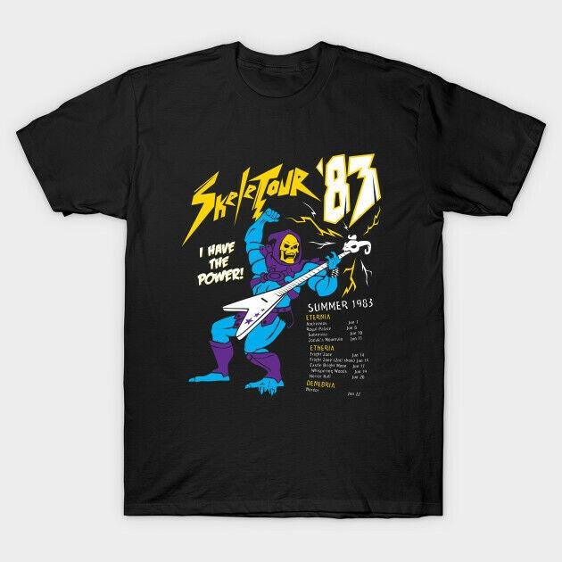 

Мастера Вселенной Скелетор как рок-группа футболка Cool Tee Ретро Легкий футболка