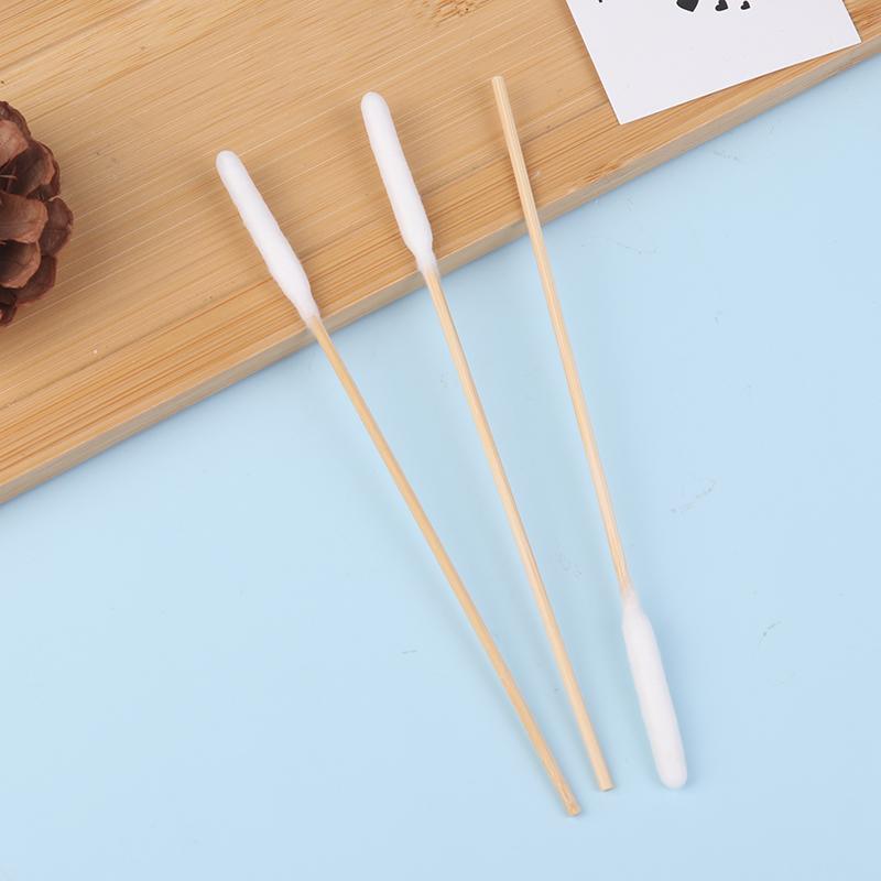 50 Pcs Large Cotton Swabs With Wooden Sticks For Pets Big Cotton Swabs Long Cotton Swabs Dog Ear Swabs Long Cotton Swab