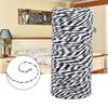 100m   Double Color Cotton Thread Twine String Decoration(red White)