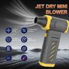 Mini Turbo Snow Blower, Portable Car Snow Blower with 3 Adjustable, Handheld