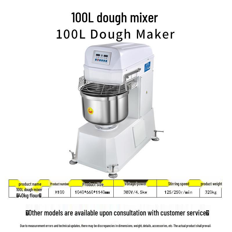 Commercial Double Action Vertical Dough Mixer: Fully Automatic, 10kg/20kg/25kg Capacity, Double Speed Kneading/Beating Machine.