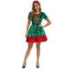 Christmas Green Dress Adult Couple Stage Performance Outfit 18-24 Years M XL
