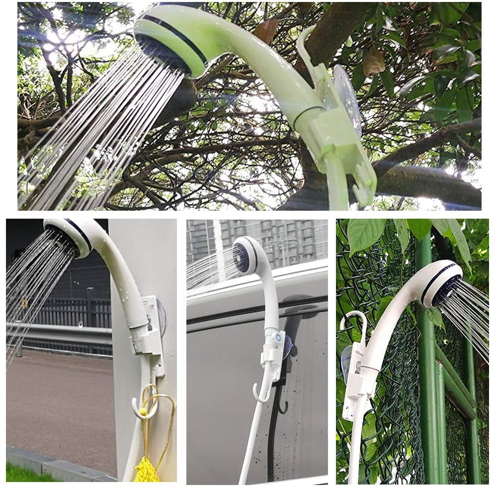 Laserbeak Portable Electric Pump Shower for Indoor or Outdoor Pet Bathing (Light Blue)