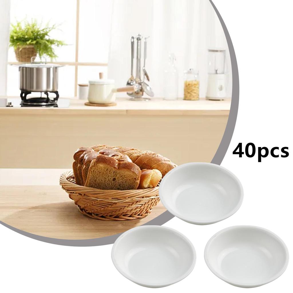 Spice Bowl Ound Bowl Vinegar Bowl 40pcs PP Plastic