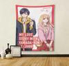 Lv999 Yamada-Kun Tapestry, Akane & Yamada Anime Wall Art, Sweet Romance Bedroom Decor For Fans