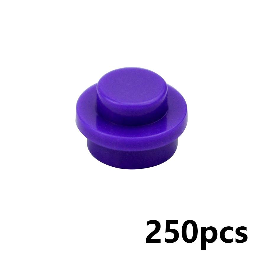 250 ks MOC Skládací dílky 4073 6141 15570 Deska Kulatá 1x1 Bod DIY Stavebnice 1*1 Figurky Lampy Cihličky Hračka pro děti