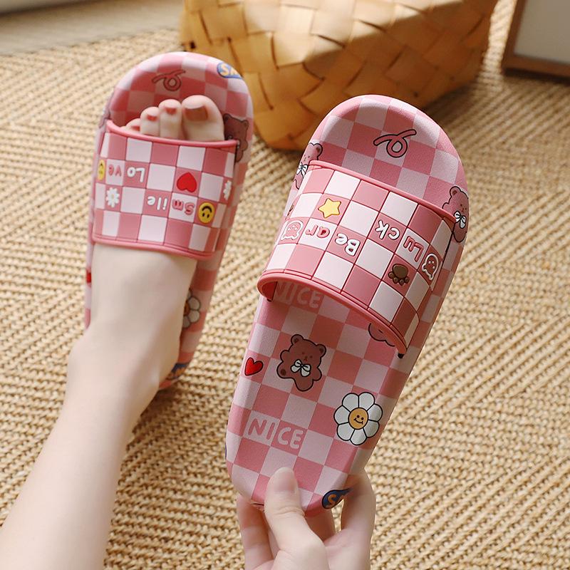 

Женские нескользящие летние домашние тапочки — милые и удобные для студентов и девочек Size 38-39