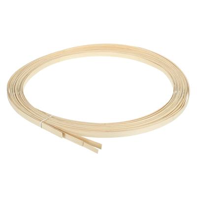 Uxcell 7 Rolls of Knitting Bamboo X Basket Weaving Wicker Repair 1mm Thick Thin Bamboo Strips for Basket DIY and Chandeliers Strips, 0.39" 10ft,