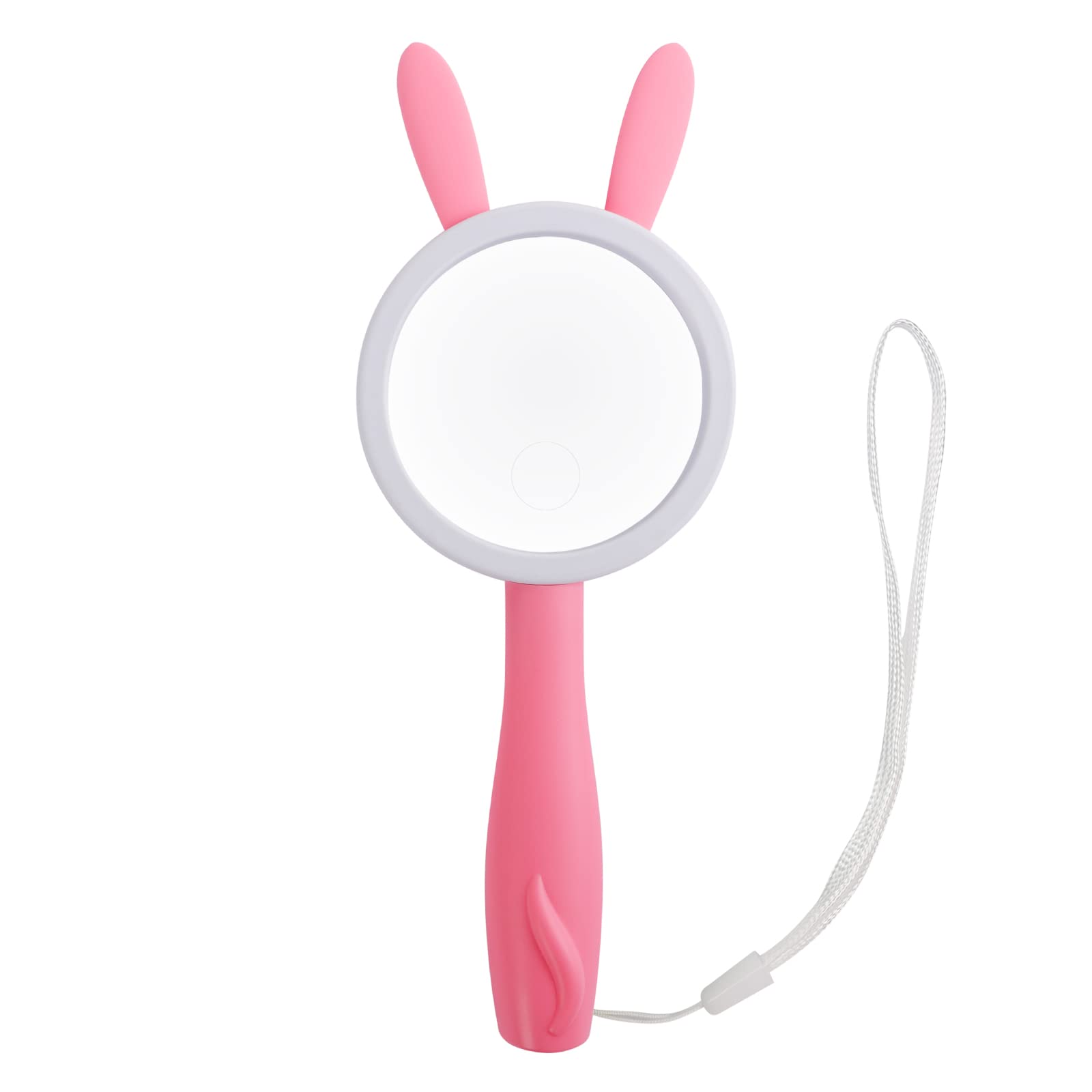 

Portable Handheld Magnifying 10x Cute Animal Magnifier for Insect Science Easy High Easy to Perfect for Elementary Pink Glass, Magnification, Kids,