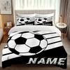 Christmas,Customization Football Duvet Cover Set Bedding Universal,  Cute Printed Cartoon Quilt Cover Comforter Sets Home