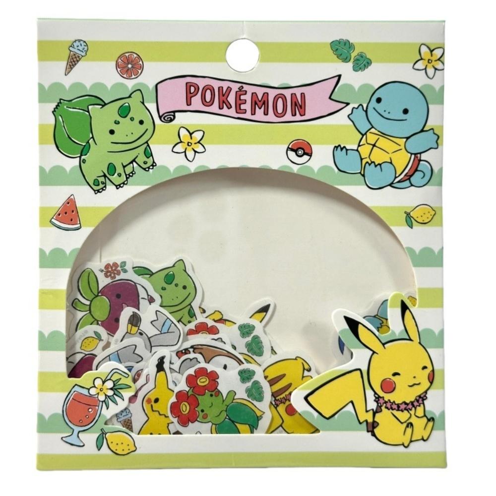 Genuine Anime Pokmon Pikachu Stickers Pack Graffiti Decals Decoration For Phone Laptop Stationery PVC Waterproof Toys Gift