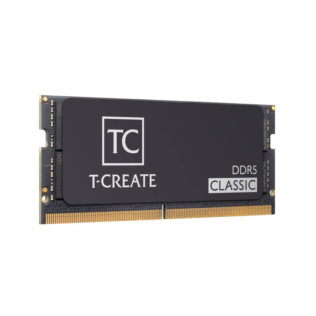 Mémoire RAM TEAMGROUP Classic DDR5 SODIMM 2x16 Go CL46 pour ordinateur portable T-Create 5600 MHz(PC5-44800) - CTCCD532G5600HC46ADC-S01