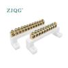 High Bridge Type White Terminal Block with Grounding, 8x13 and 7x11 Zero Rows