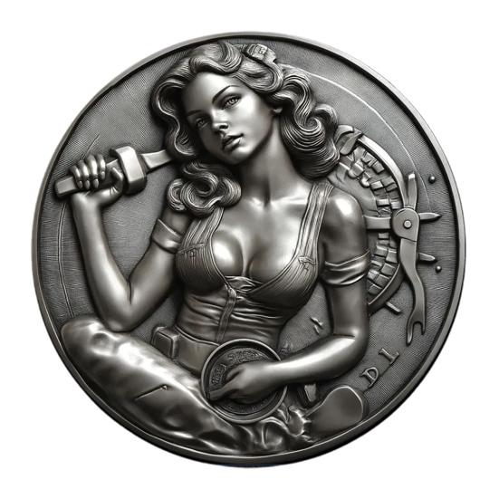 Machinist Women Coin Adult Challenge Coin Couple Intimacy Coin Collectible Sexy Lucky Token Prank Gift for Women Men Date Night