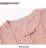 Mom's Summer Ice Silk Short-Sleeved T-shirt: Versatile Chinese Style Knitted Cardigan for Middle-Aged and Elderly Women