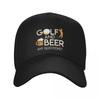 Custom Fashion Unisex Golf And Beer Baseball Cap Adult Adjustable Dad Hat Women Unisex Hip Hop Snapback Caps