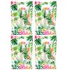 10/20/50pcs Summer Hawaiian Floral Gift Bags Hawaii Luau Tropical Beach Party Favor Bags with Handle for Birthday Party Supplies