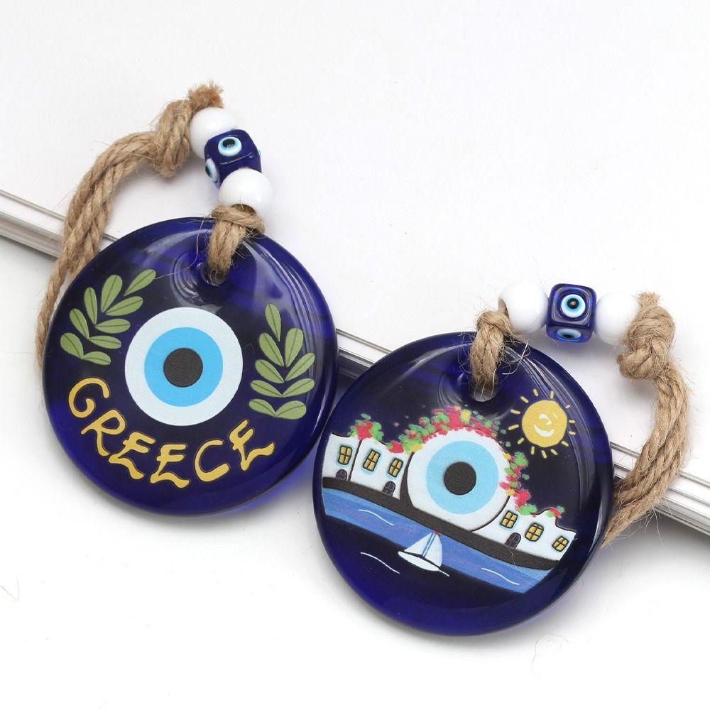 Hand of Fatima Lucky Eye Keychain Blue Eye Car Hanging Charm Lucky Eye Pendant Backpack