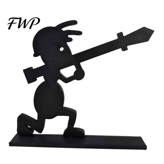 Decorative Bathroom Tissue Storage Funny Ant Toilet Paper Holder, 3D Printed Novelty Black Free Standing Creative Study Room Holder Roll Stand