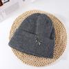 Autumn and Winter Korean Style Stars Versatile Big Head Circumference Showing Face Small Warm Ear Protection Hat Head Wool Hat