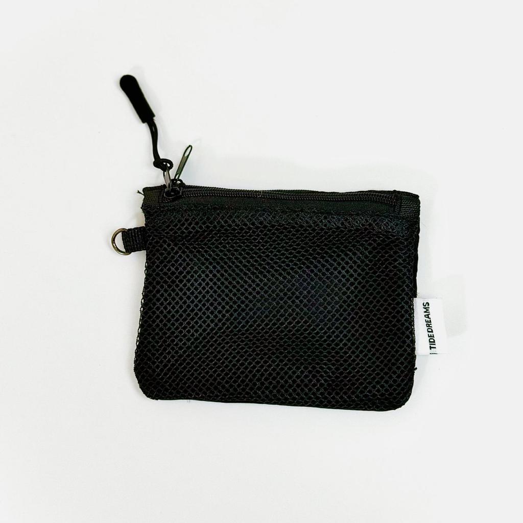 Double-Layer Mesh Travel Bag: Mini Storage for Coins, Lipstick & Cosmetics