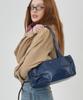 The-Abon Vintage Baguette Shoulder Bag Silver