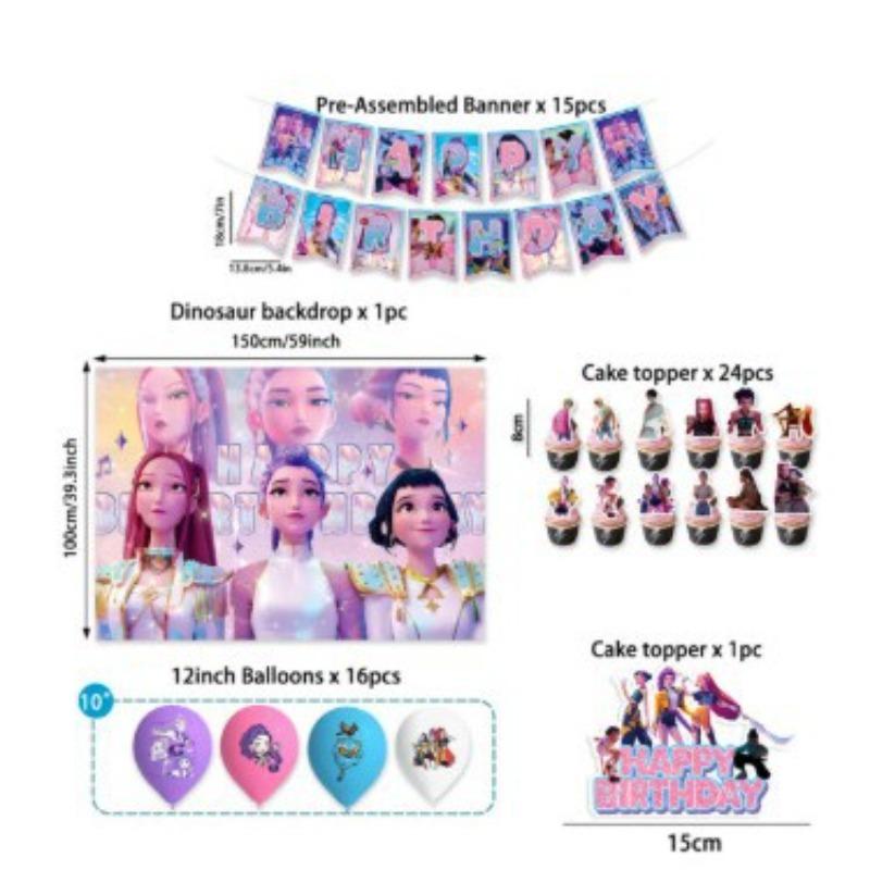 Witch Hunter Theme Birthday Party Decoration Paper Plate Paper Tissue Tablecloth Power Strip Banner Knife Set Supplies