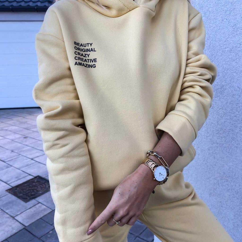 Buy 2021 Spring Autumn Fashion Women Casual Sports Clothes Set ...